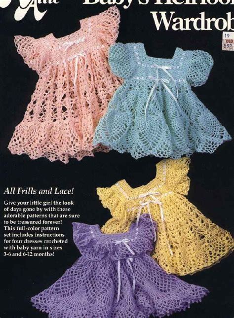 Lacy Crochet Baby Dress Pattern Free Fashion Dresses