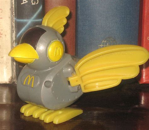Percys Fast Food Toy Stories Gray Yellow Robot Bird Mcd