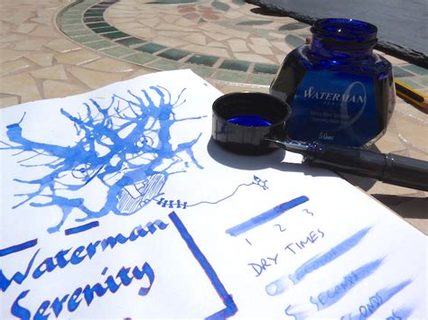 Waterman Serenity Blue Ink Review Ian Hedley
