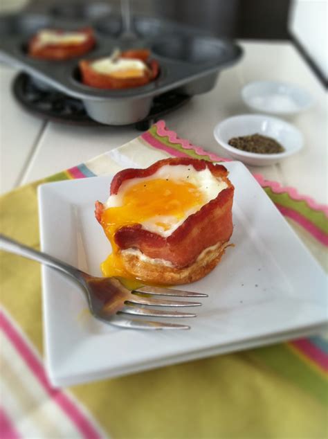 Pancake Bacon And Egg Cups Bell Alimento Bell Alimento