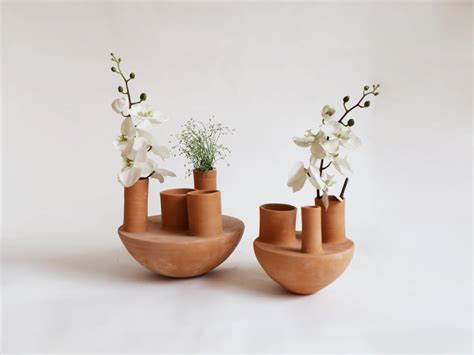Shop Balancing Vase Terracotta Large Online Maison Flaneur