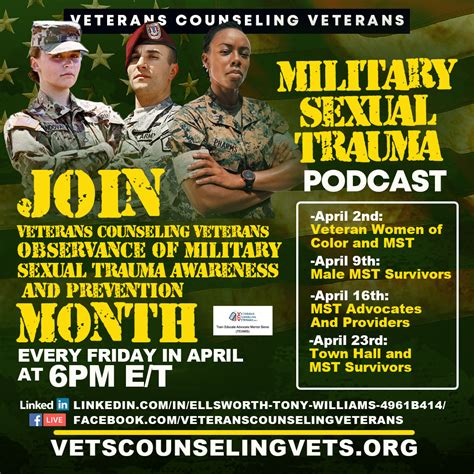 Sexual Assault Awareness and Prevention Month: Military Sexual Trauma Podcasts - Veterans 