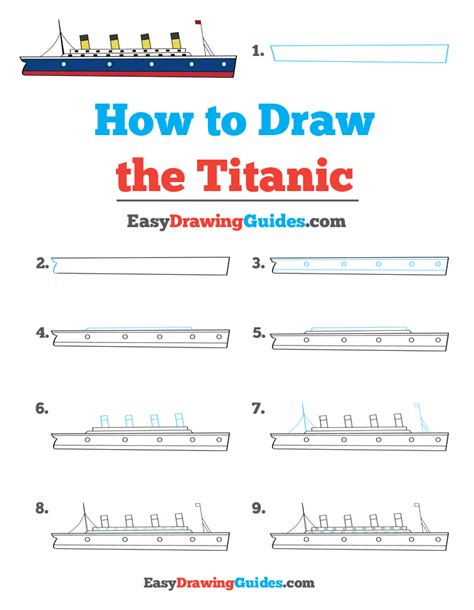 What did james cameron draw in the movie titanic? How to Draw the Titanic - Really Easy Drawing Tutorial ...
