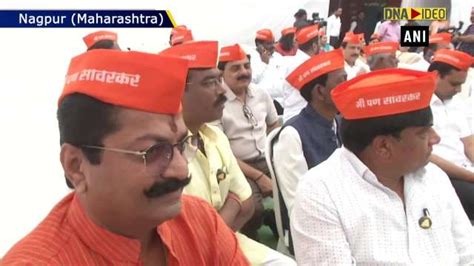 Bjp Mlas Attend Maharashtra Assembly Wearing ‘i Am Savarkar Caps