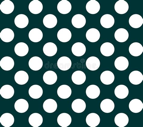 Polka Dotsbig Blue Color Polka Dots White Seamless Backgroundvintage Retro Background With