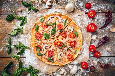 Italian Pizza Stock Photo Containing Pizza And Ingredients Food