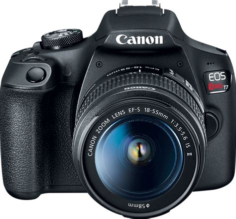 Canon Eos Rebel T7 Dslr Video Two Lens Kit With Ef S 18 55mm And Ef 75