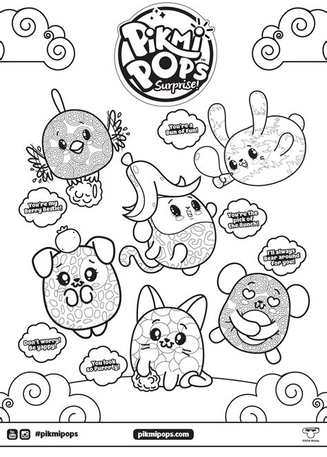 Pikmi pops is a range of sweet scented miniature plushies that come with elements of surprises, packaged inside an iconic lollipop vessel! Download fun activities and color-ins to print out and ...