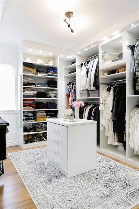 Crisp Clean Modern White Walk In Closet Dream Closet Design By