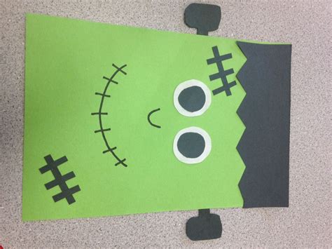 Frankenstein Craft Out Of Construction Paper Construction Paper