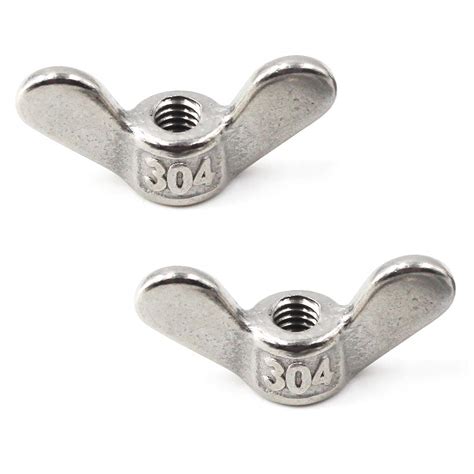 304 Stainless Steel Wing Nut Set M8 Butterfly Nut Hand