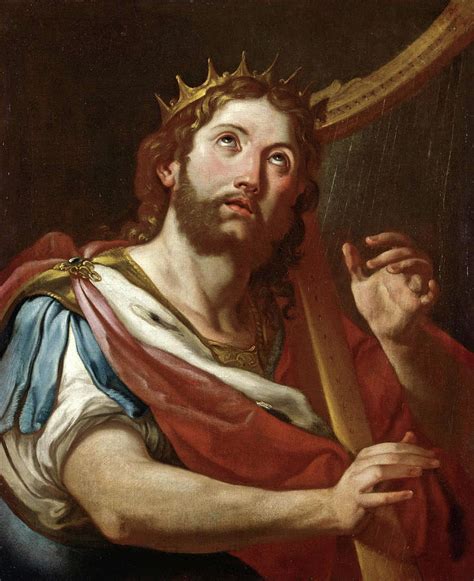 King David With The Lyre Painting By Sebastiano Conca Fine Art America
