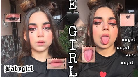 E Girl Makeup Tutoriale Girl Easy Look Youtube