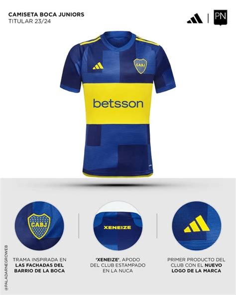 Boca Presentó Su Camiseta Para La Temporada 202324