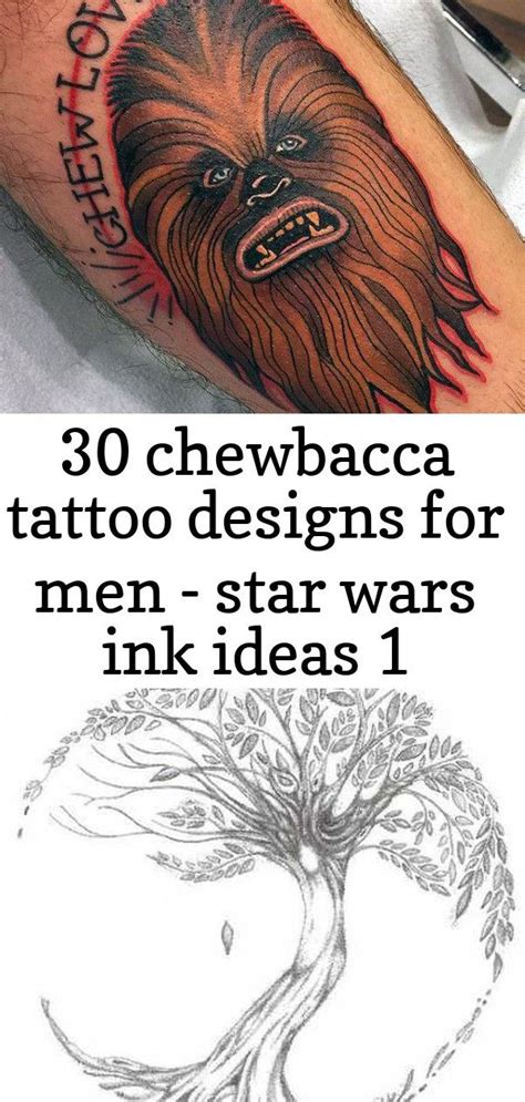 30 Chewbacca Tattoo Designs For Men Star Wars Ink Ideas 1 Tattoo