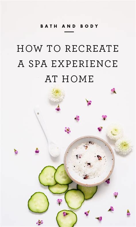 How To Recreate A Spa Experience At Home Beautyandspasupplies With Images Homemade Beauty
