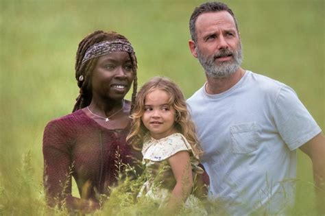 the walking dead rick and michonne first look reveals show s official title