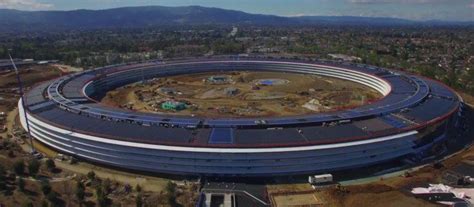 February Applepark Drone Footage Shows Completed Randd Facility Near