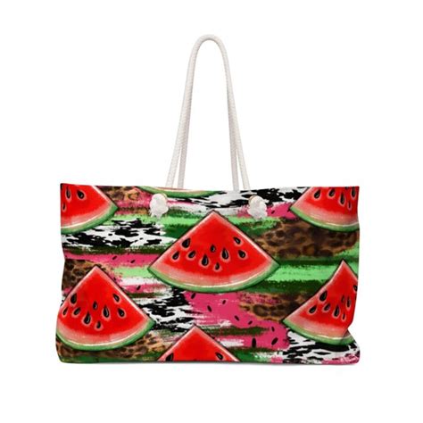 Watermelon Tote Bag Cute Bag For Teacher Watermelon T Etsy