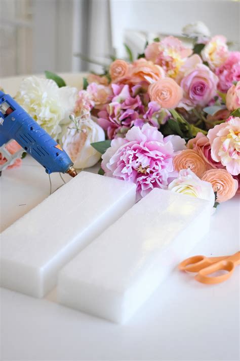 This large ribbon is great for creating fun accent pieces or for adding flair to wreaths. DIY Floral Letter: Perfectly Pretty for Spring - Project Nursery