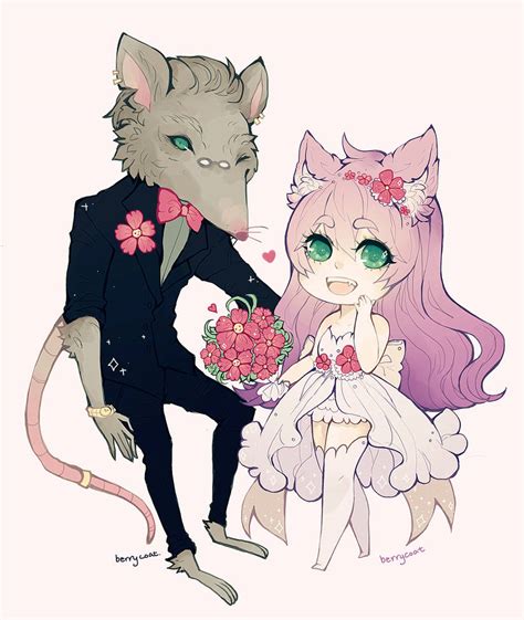 Wedding Lulu And Twitch By Berrycoat On Deviantart