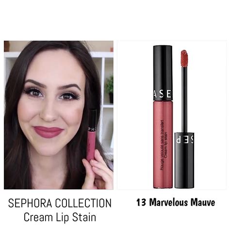 Sephora Collection Cream Lip Stain Marvelous Mauve Makeup Tips