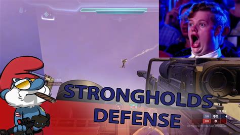 Halo 5 Big Team Strongholds Amazing Defense Youtube