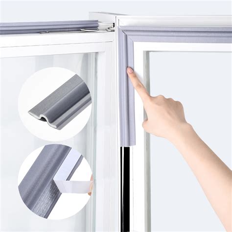Self Adhesive Window Seal Strip Soundproof And Windproof Nylon Cloth Foam Door Weather Rubber