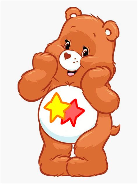 Peaceful Star Bear Care Bears Rainbow One Hd Png Download
