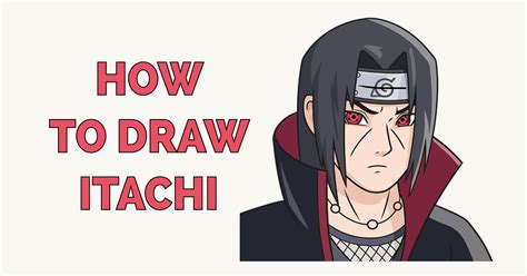 Itachi Drawing How To Draw Itachi Uchiha Really Easy Drawing Tutorial