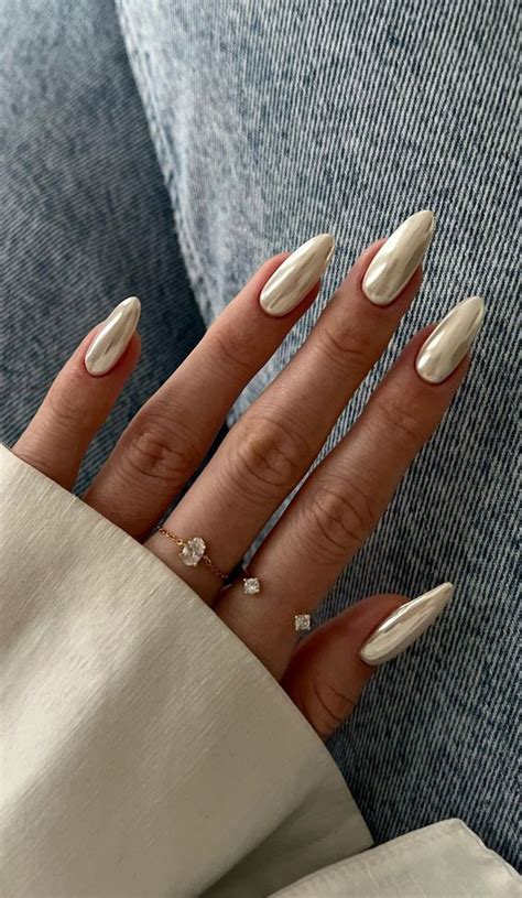 Cute Spring Nails To Inspire You Vanilla Chrome