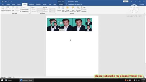 How To Make 2x2 Id Picture Using Microsoft Word 2x2 2x2idpicture