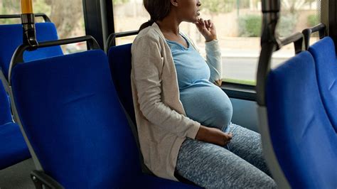 Man Wont Give Up His Seat For A Pregnant Woman Because He Works Long