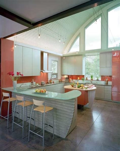 Peach Kitchens With White Cabinets 18 Pastel Colored Kitchen Ideas