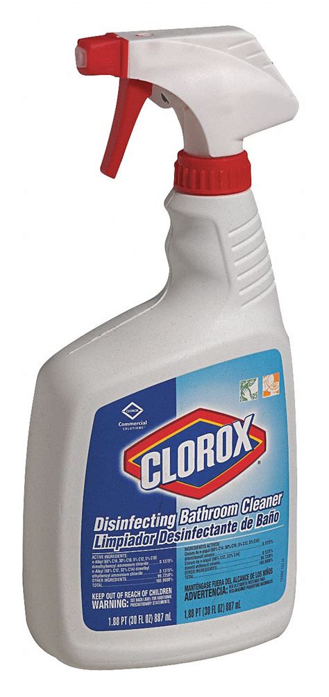 Clorox Disinfecting Bathroom Cleaner 3tyd516930 Grainger