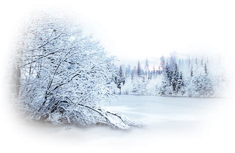 Download Transparent Winter Snow Png Winter Landscape Transparent