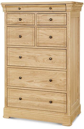 Depending on your storage needs, you can choose between dresser of two up to ten drawers. Clemence Richard Moreno Oak Tall Chest Of Drawers - Chest ...