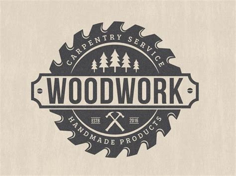 Buy Logo Design Woodwork And Carpentry Logo Custom Logo Business Logo