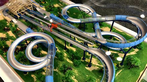 Theme Park Rides Of The Future Hybrid Roller Coasterwaterslides