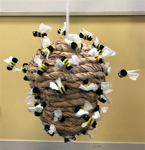 Beehive Craft Paper Crafts Diy Kids Bee Hive Craft Insect Crafts
