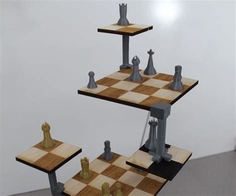 Three Dimensional Chess Board Chess D Chess Three Dimensional