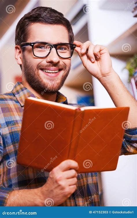 Handsome Bookworm Stock Image Image Of Eyewear Learning 47152303