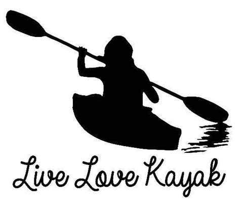 Kayak Vinyl Decal Sticker Etsy Vinyl Decal Stickers Vinyl Vinyl