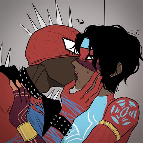 Rule 34 Bakarbarkar Gay Goldenpunk Hobart Brown Hobie Brown Homosexual Kissing Male Pavitr