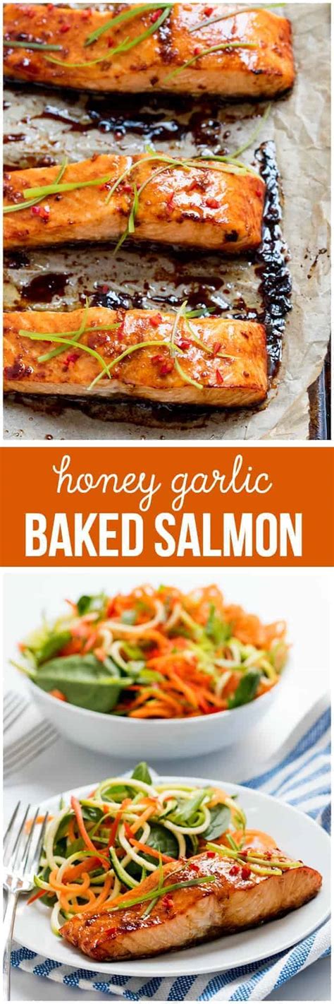 Honey garlic baked salmon recipes. Honey Garlic Baked Salmon - Simply Stacie