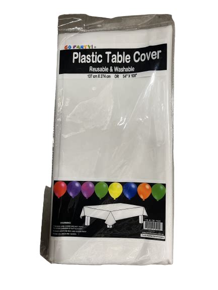 Plastic Table Cover Dollar Mart