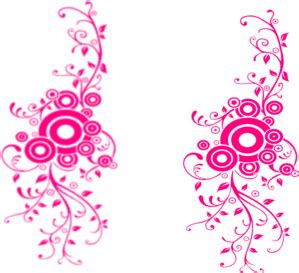 Pink Swirl1 Clip Art at Clker.com - vector clip art online, royalty
