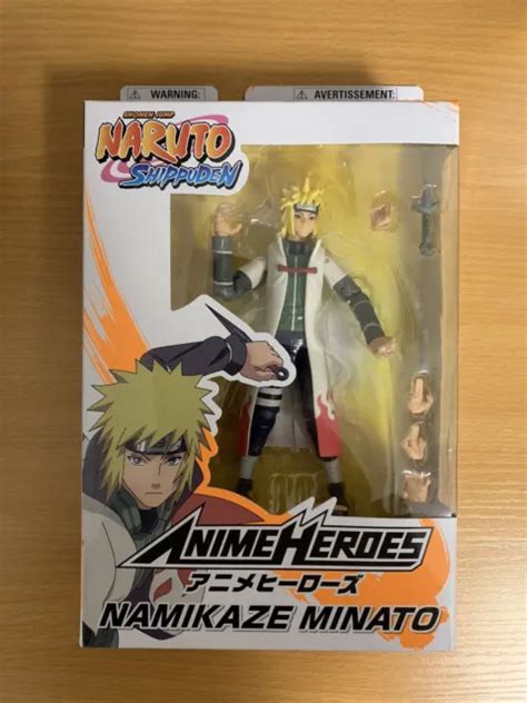 Bandai Naruto Shippuden Anime Heroes Namikaze Minato 6 Action Figure