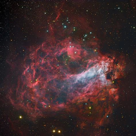 Star Factory Messier 17 Stars Space Omega Nebula Swan Nebula M17