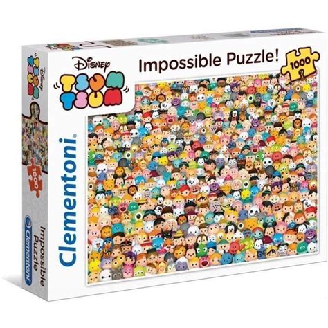 Puzzle Impossible 1000 Pièces Tsum Tsum Cdiscount Jeux Jouets